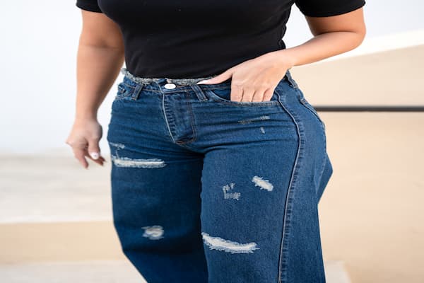 تصویر 1 از فروش شلوار جین دخترانه کارگو + قیمت خرید به صرفه